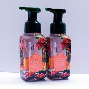 Bath & Body Works RASPBERRY TANGERINE Gentle & Clean Foaming Hand Soap (2 Pcs)